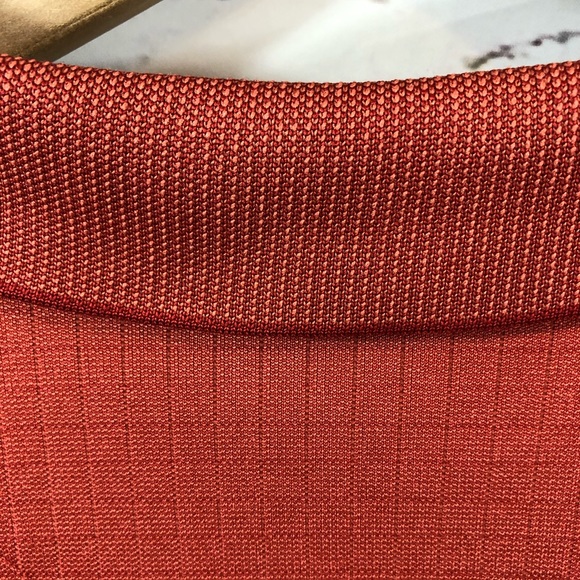 Men’s HAGGAR Burnt Orange Polo Shirt, XXL - Picture 5 of 5